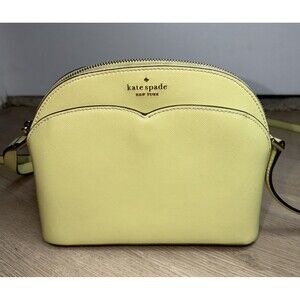 Kate Spade Med Dome Payton Satchel Saffiano Leather Frosty Lime Shoulder Bag